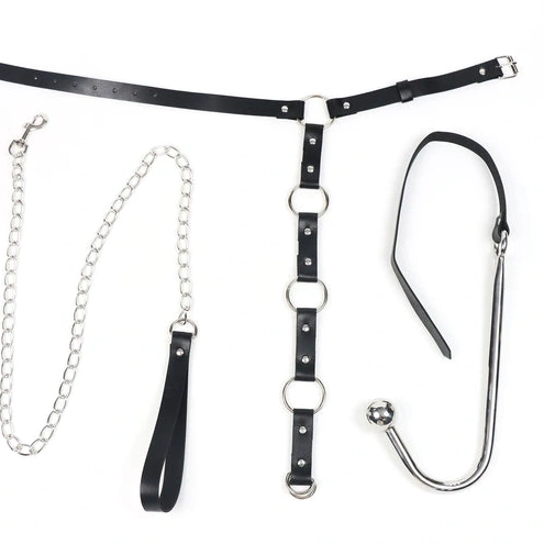 EverydayUse and Kinky 5853 Hook with Collar Anal Leash 0326